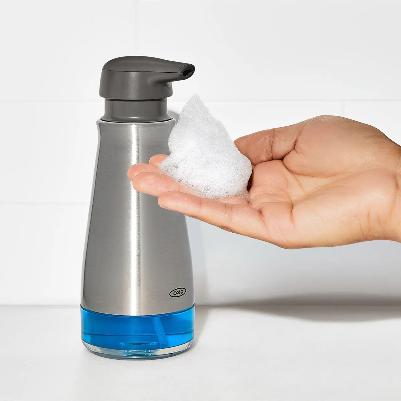 Stainless Steel Foaming Soap Dispenser