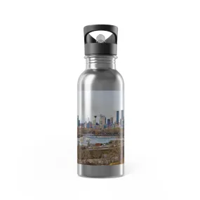 Stainless Steel Water Bottle With Straw, 20oz - Downtown Calgary Max Bell Centre HDR