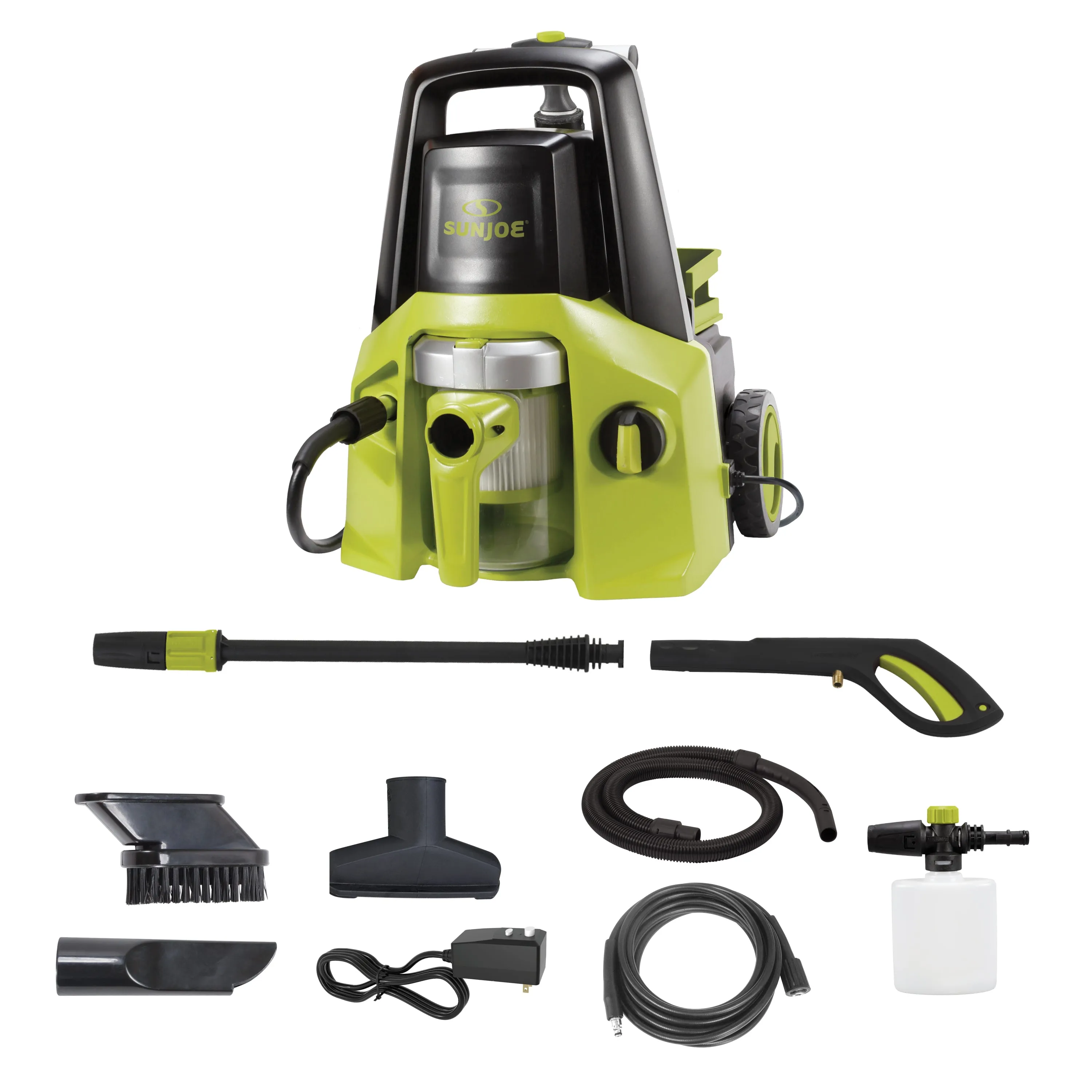 Sun Joe SPX7001E 2-in-1 Electric Pressure Washer   Vacuum | Built in Wet/Dry Vacuum System