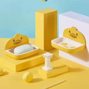 Super Cute Wall-Mounted Drain Soap Holder