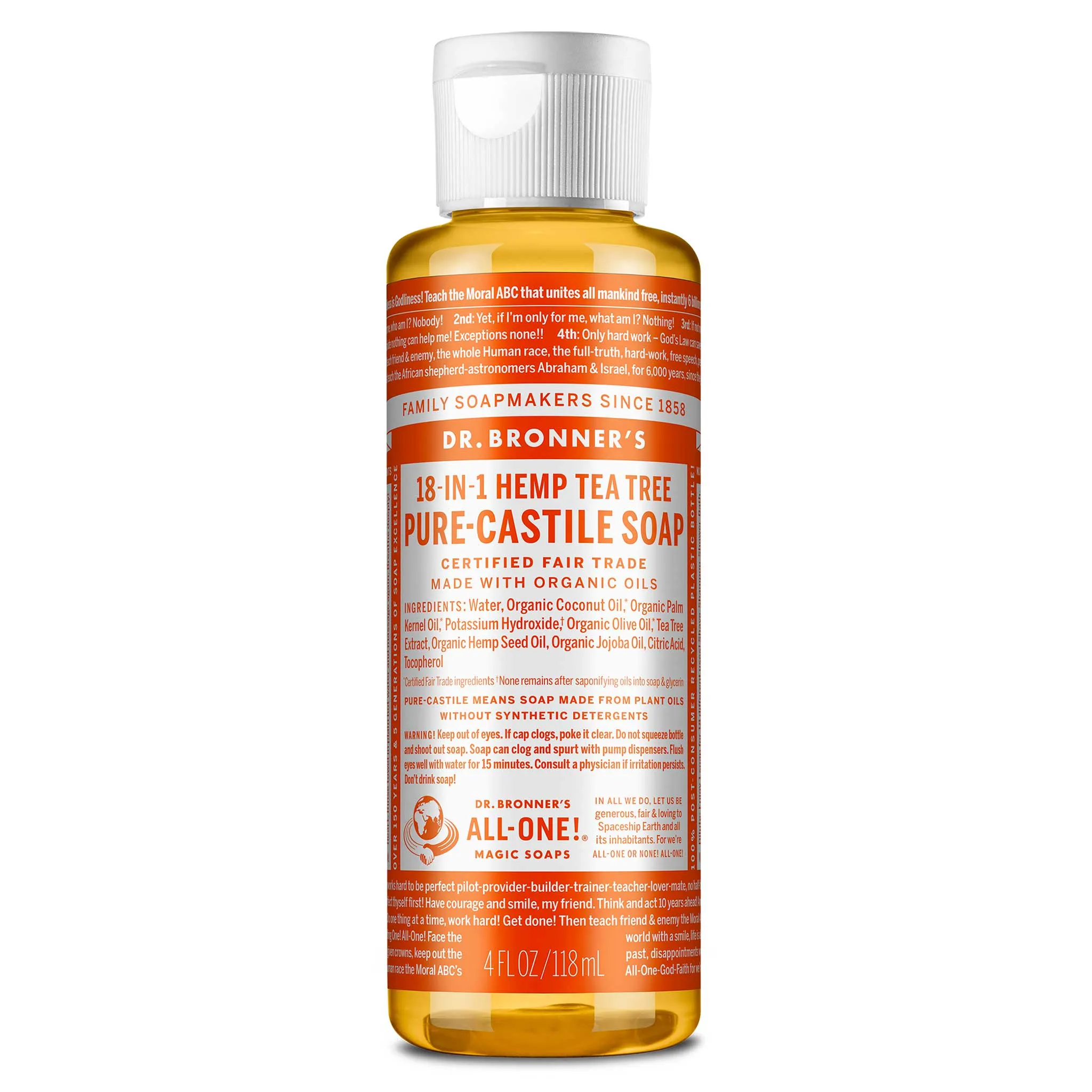 Tea Tree - Pure-Castile Liquid Soap