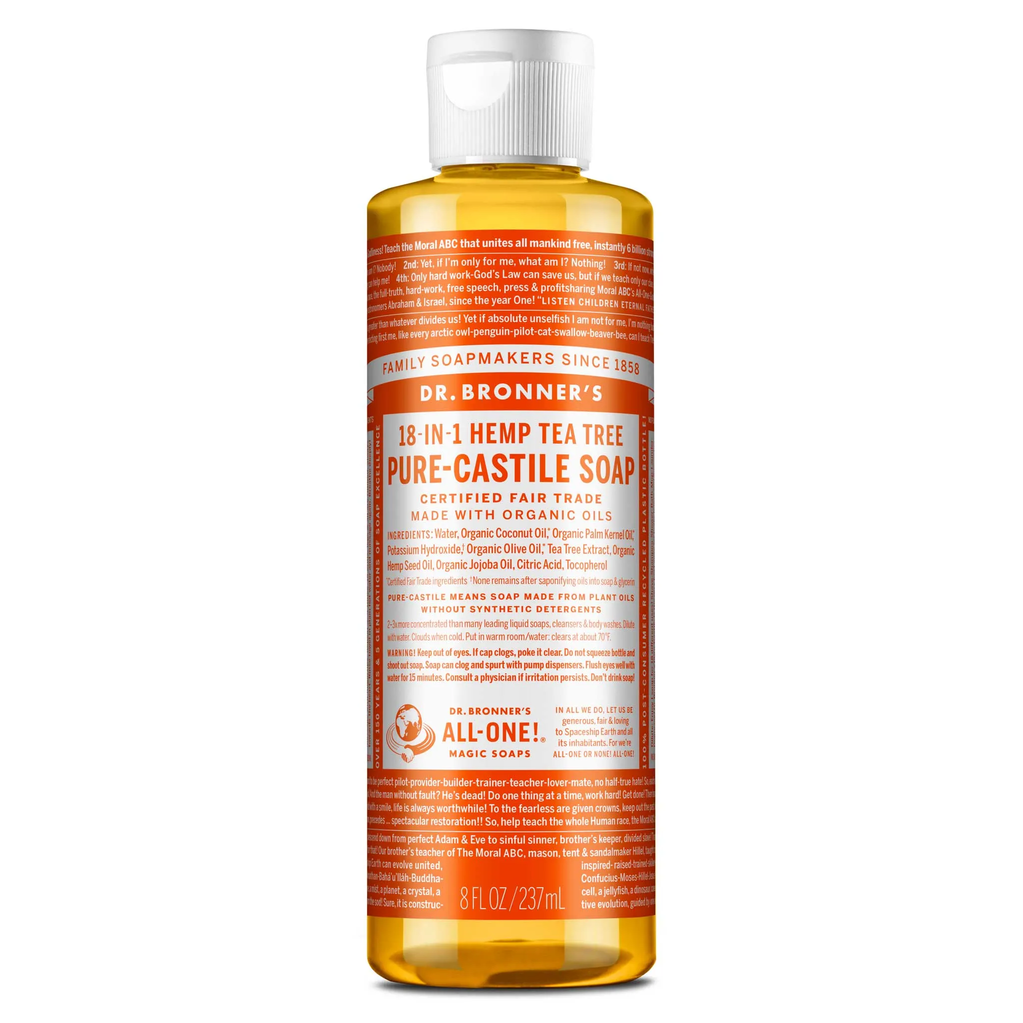 Tea Tree - Pure-Castile Liquid Soap