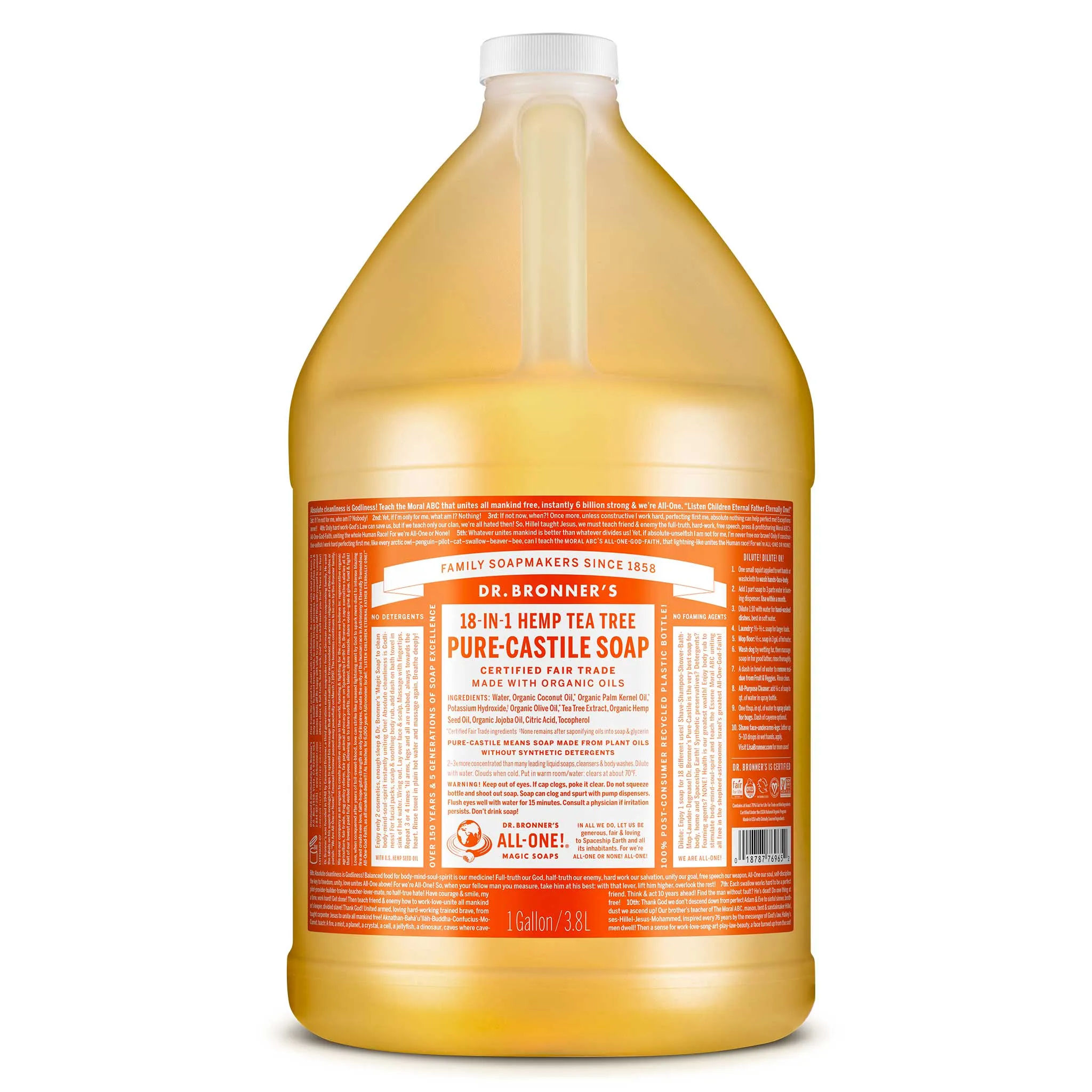 Tea Tree - Pure-Castile Liquid Soap