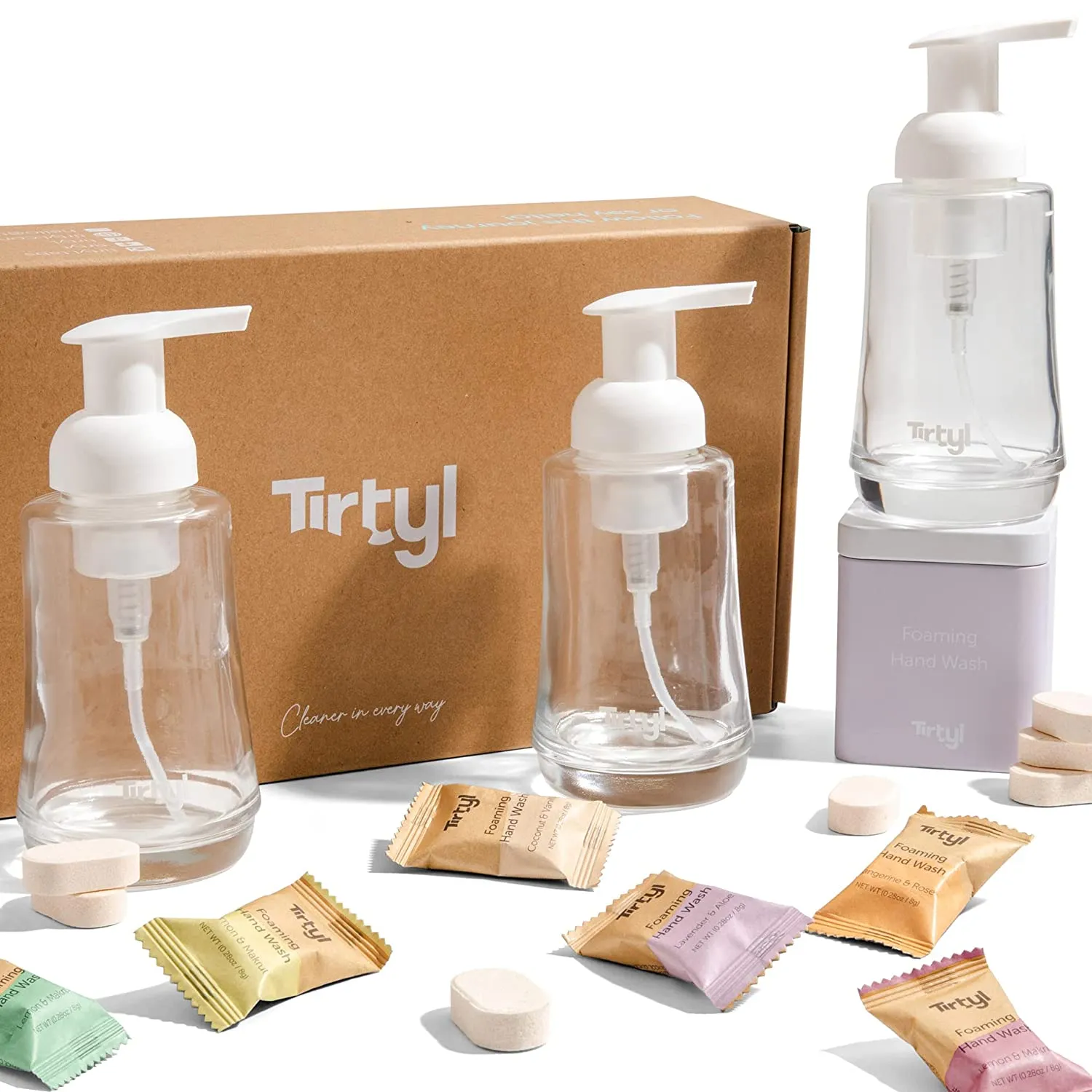 Tirtyl: Hand Soap Duo Kits, Eco-Friendly Bathroom Must-Have