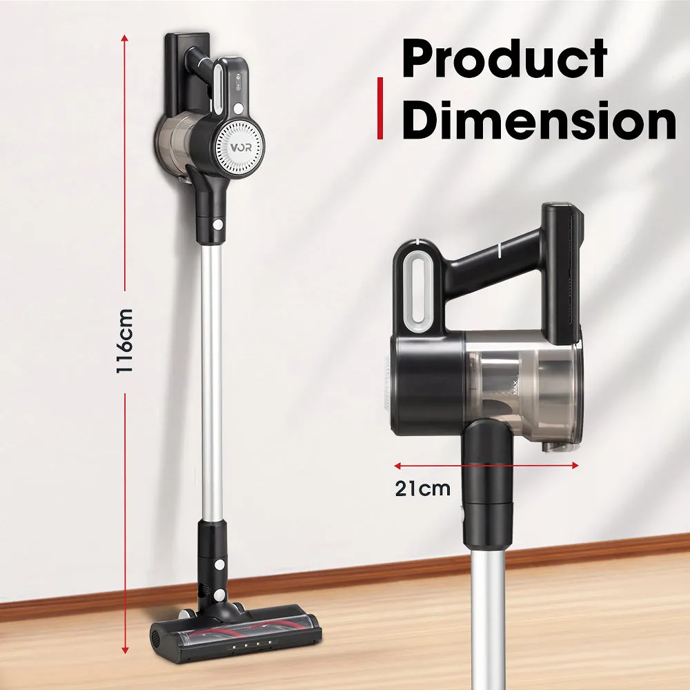 VOR Handheld Vacuum Cleaner Stick Handstick Vac Bagless Cordless 200W 11Kpa