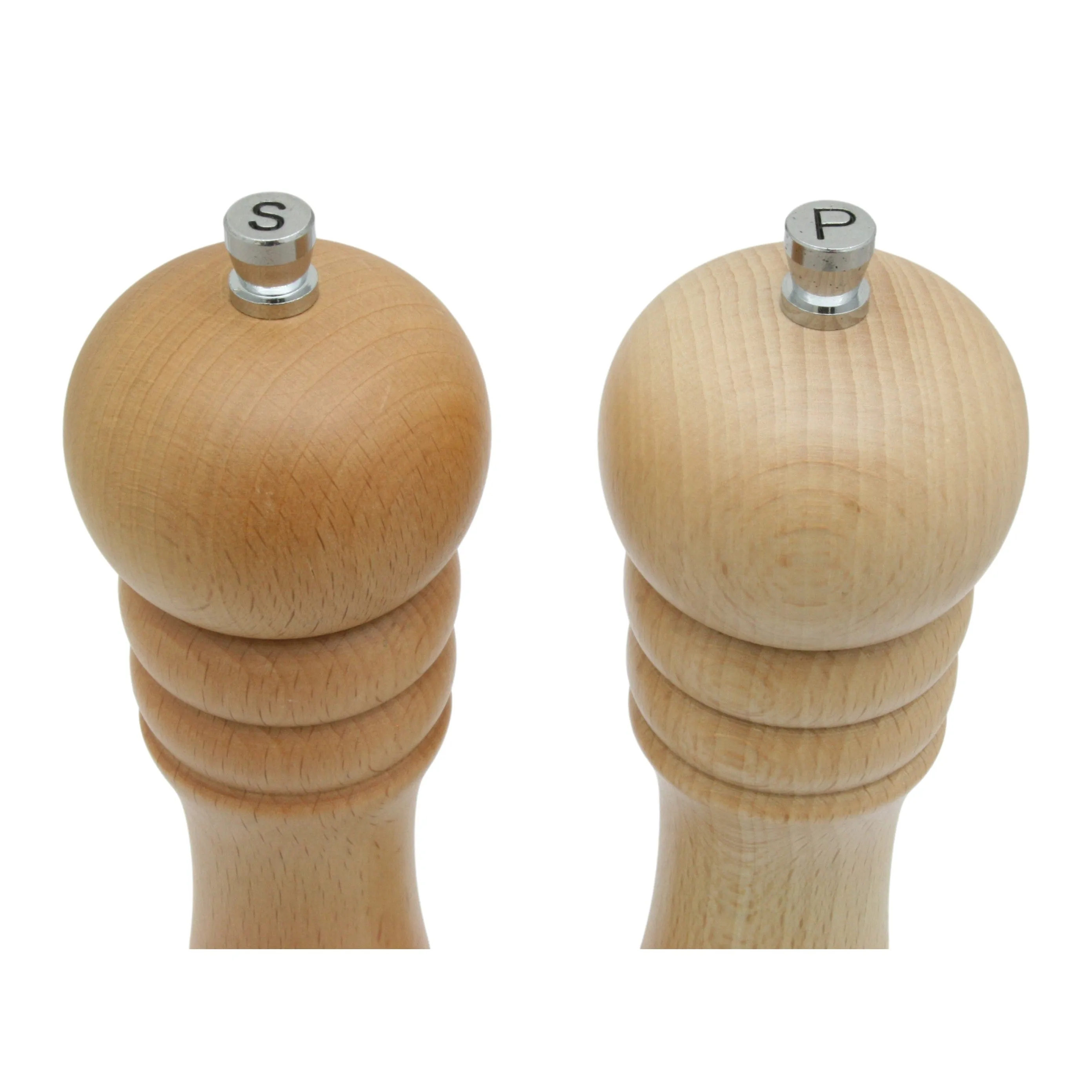 Wooden Salt & Pepper Grinders With Spaniel And Pheasant Motif